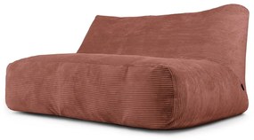 Ceglasty sztruksowy worek do siedzenia Sofa Tube 160 – SLOWDOWN