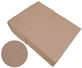 Prześcieradło frotte z gumką Bielbaw 220x200 beżowe GRENO