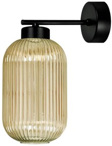 Kinkiet ze szklanym kloszem beżowy K0-B06