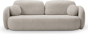 Masseno Sofa AMICO z funkcją spania i pojemnikiem na pościel, Rozkładana sofa - Szary, ABRIAMO 6