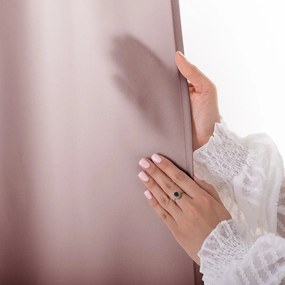 Szaroróżowa zasłona częściowo zaciemniająca (dimout) 140x250 cm Carli Tie – Restilo