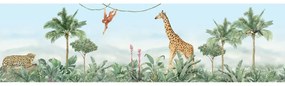 Dekoracyjny pas samoprzylepny Jungle, 500 x 9,7 cm