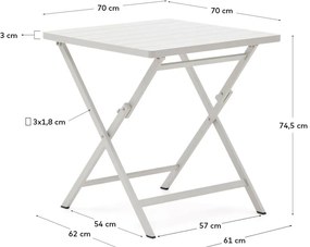 Metalowy stół ogrodowy 70x70 cm Torreta – Kave Home