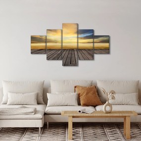 Obraz - Molo z widokiem (125x70 cm)