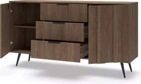Komoda Dunin 153 cm 2D3S dąb Dunin elegancka nowoczesna komoda z szufladami