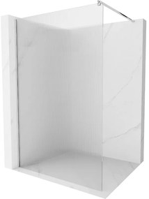 Mexen Kioto ścianka prysznicowa Walk-in 70 x 200 cm, prążki 8 mm, chrom - 800-070-101-01-09