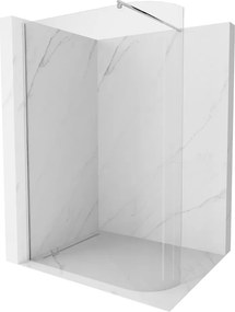Mexen Kioto-R ścianka prysznicowa zaokrąglona Walk-in 130 x 200 cm, transparent 8 mm, chrom - 800-130-101-01-06