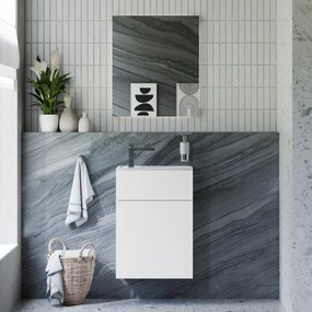 Badmöbel-Set KONDA 50 cm mit Mineralguss Waschbecken