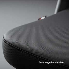 Fotel biurowy, ergonomiczny Diablo V-Light, czarny