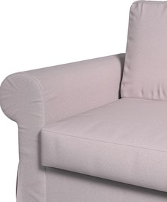Pokrowiec na sofę Backabro 2-osobową rozkładaną kolor różowy tkanina strukturalna