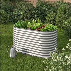 Grządka srebrny 160x82x80