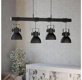 Eglo 43726 - Lampa wisząca SHIREBROOK 4xE27/40W/230V na linkach
