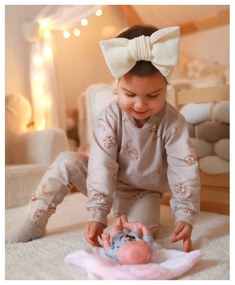 Woopie royal pierwsza lalka bobas z kocykiem króliczkiem 23 cm