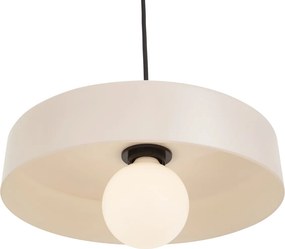 Lampa wisząca retro mosiądz z bielą do systemu szynowego 1-fazowego - Iconic Jina
