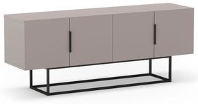 Szarobeżowa szafka pod TV 140x55 cm Titan – Marckeric