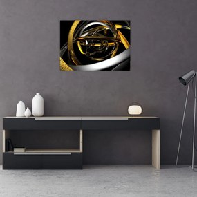 Obraz nowoczesnej abstrakcji (70x50 cm)