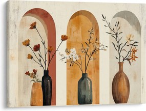 Obraz - Wazony w łukach (70x50 cm)