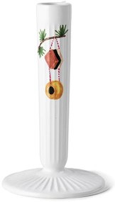 Biały ceramiczny świecznik świąteczny Kähler Design Hammershøi, wys. 16 cm