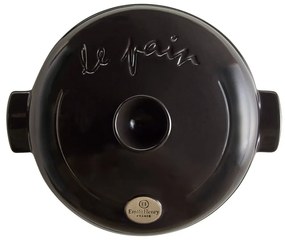 Czarna ceramiczna okrągła forma do pieczenia chleba Emile Henry, ⌀ 28,5 cm