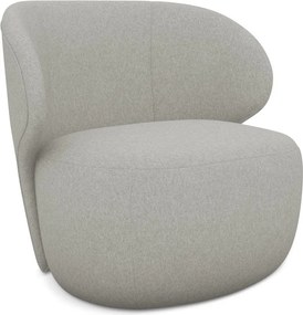 Jasnoszary fotel Kama – Makamii