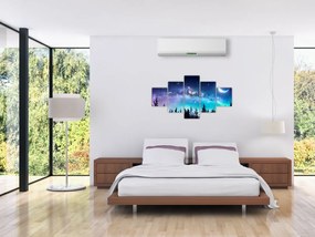 Obraz - Droga Mleczna (125x70 cm)