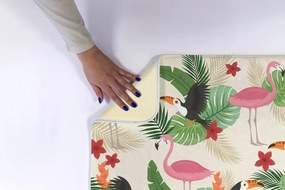 Dywanik do łazienki Dywanik do łazienki Ptaki Flamingi