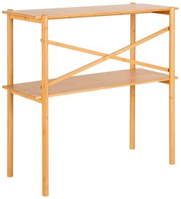 Bambusowa konsola w naturalnym kolorze 32x83 cm Manaus – House Nordic