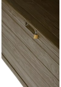 Brązowa skrzynia ogrodowa Woodys – Toomax