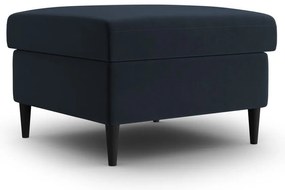 Ciemnoniebieski aksamitny podnóżek Kyoto – Cosmopolitan Design