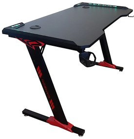 Biurko Gamingowe Komputerowe LED dla gracza Carbon 120x60
