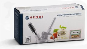 Zestaw 24 nabojów do syfonu do bitej śmietany Hendi