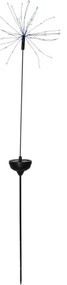Ogrodowa lampa solarna LED z kolorowymi diodami Star Trading Firework, wys. 100 cm