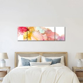 Obraz - Atramentowa abstrakcja (170x50 cm)