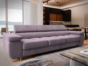 Masseno Sofa MOSINE z funkcją spania, Rozkładana sofa - Wrzosowy, MONOLITH 62