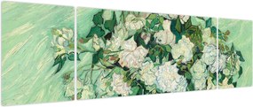 Obraz - Vincent van Gogh, Roses, reprodukcje (170x50 cm)