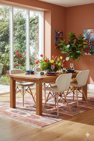 Beżowe krzesło aksamitne pikowane do stołu B2-D70