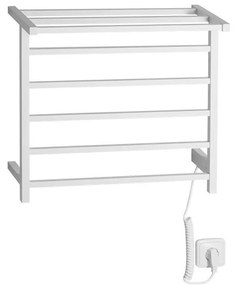 Sapho - Elektryczny suszacz do ręczników ELZOR 60W/230V 47x50 cm biały mat