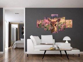 Obraz - Urocza sarna (125x70 cm)