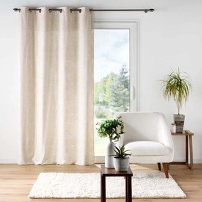 Beżowa aksamitna zasłona 135x260 cm Eva – douceur d'intérieur