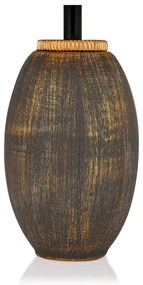 Szara/beżowa lampa stołowa z tekstylnym kloszem (wysokość 46 cm) – Opviq lights
