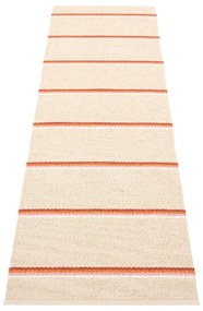 Ceglasto-kremowy chodnik odpowiedni na zewnątrz 70x240 cm Olle Brick Cream – Pappelina