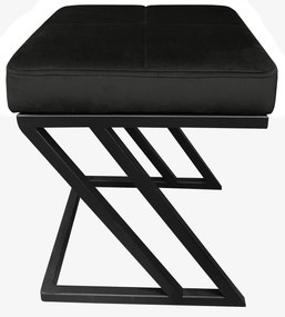 Pufa ZETA LOFT ławka taboret podnóżek metal MG19