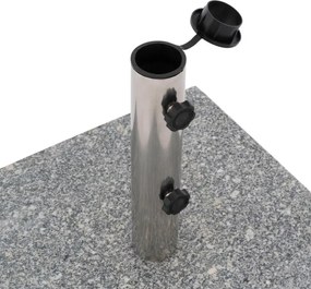 Stojak Parasol - granit i stal - 45 x 45 cm