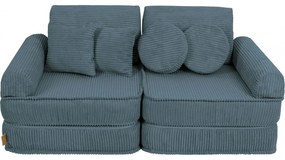 Pocket sofa plus aesthetic turkusowa - meowbaby®