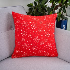 4Home Poszewka na poduszkę Snowfall in Red, 45 x 45 cm