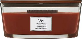 Świeca zapachowa elipsa, Cinnamon Chai, czerwony 453 gr