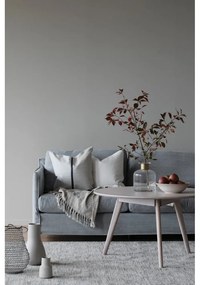 Naturalny okrągły stolik w dekorze dębu 90x90 cm Yumi – Rowico