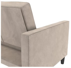 Beżowa aksamitna sofa 207 cm Presley – Støraa
