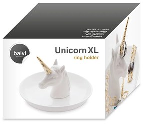 Porcelanowy stojak na biżuterię Unicorn – Balvi