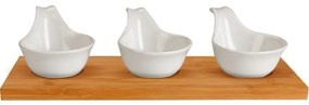 Lamart LT9219 4-częściowy zestaw misek Bamboo, 27x 12 cm